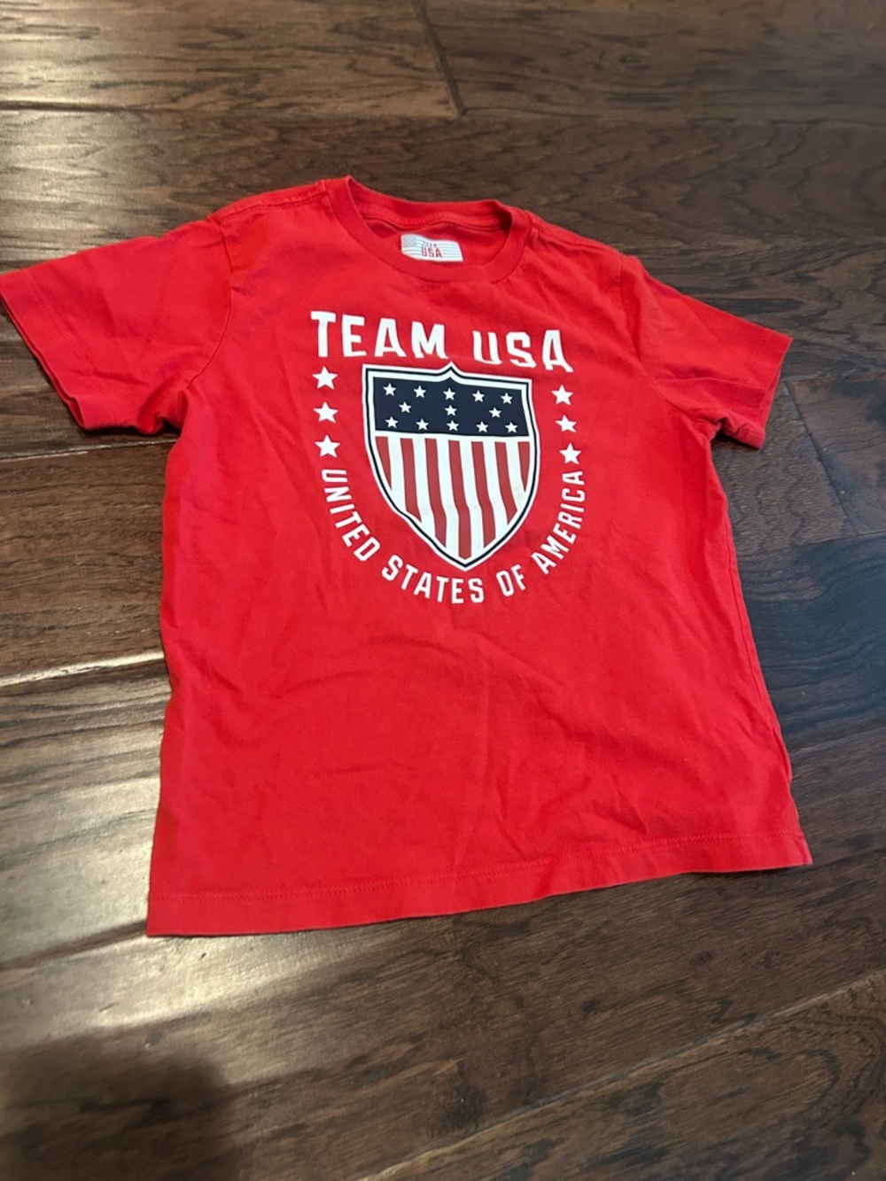 Team USA Red Kids Graphic Tee by (blank)